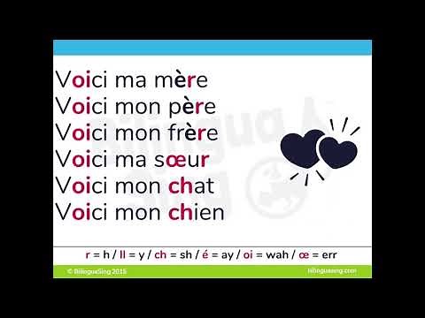 🎵 🇫🇷 BilinguaSing | My Family | Ma famille