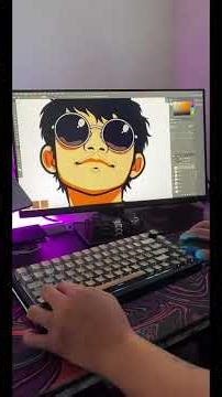 Vector art using Adobe Photoshop