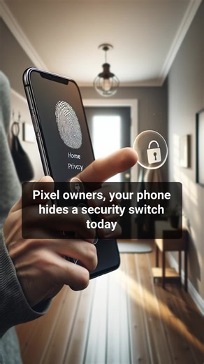Pixel owners, your phone hides a security switch. Enable Identity Check in Settings Security and Privacy to block biometric changes outside trusted places. #security #privacy