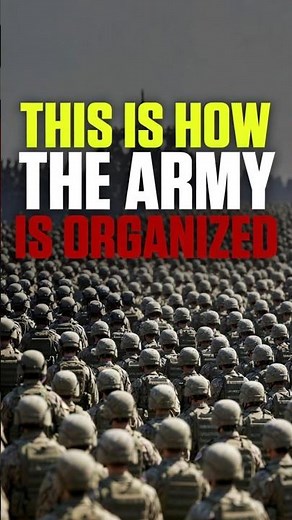 This Is How The Army Is Organized #youtubeshorts #modernwarfare #army #defense #militaryhistory #fyp