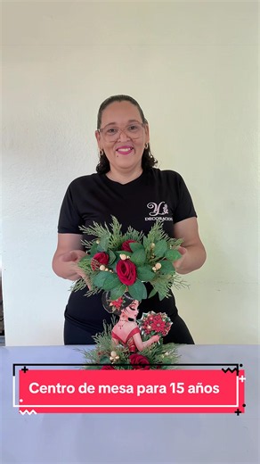 Centro de mesa para 15 años #ideas #tutoeial #cumpleaños #15años | Table Centerpiece Ideas