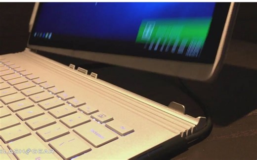 微软 Surface Book: 键盘拆卸和安装