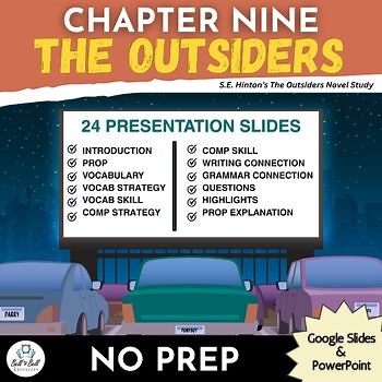 The Outsiders Chapter 9 Companion Presentation | Novel Study for Middle School