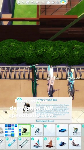 Bike Stand || The Sims 4 || Using this wall decor from Snowy Escape that you rotate and lower with TOOL, you can create a custom bike stand! || #thesims #sims4build #thesims4 #simstok #ts4 #sims4 #simsbuild #simstok #sims #thesims4tutorial