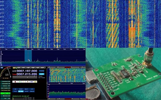用一块ADC制作的短波SDR接收机