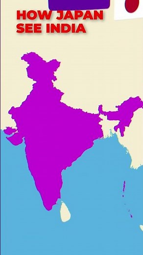 How different countries see India #shorts