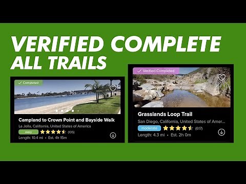 What is Verified Completed? | All Trails | 4K