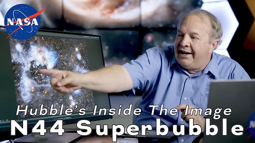 NASA Scientific Visualization Studio | Hubble’s Inside The Image: N44 Superbubble