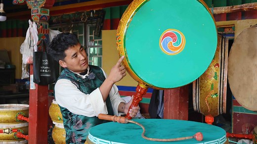 Handcrafted and passed down through generations, Tibetan drums are more than instruments – they're storytellers. Played in sacred rituals and lively festivals, each drum is made with care, echoing centuries of culture, spirit and devotion. Watch a Tibetan drum come to life. 100 percent handmade. 200 percent awe! | CGTN