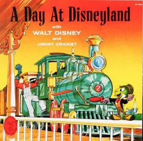 Walt Disney And Jiminy Cricket - A Day At Disneyland With Walt Disney And Jiminy Cricket