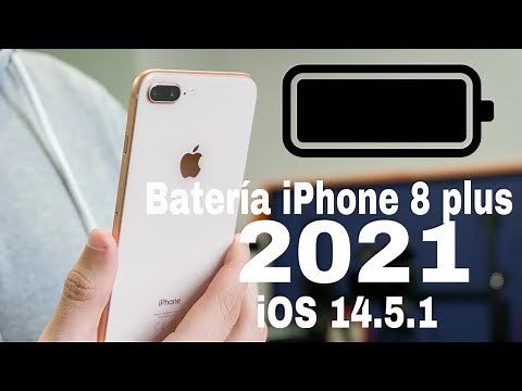 Batería iPhone 8 plus iOS 14.5.1 test de rendimiento 🔋📲👌‼️