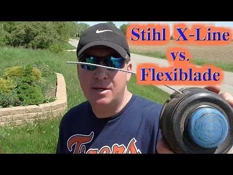 Stihl X-Line vs Oregon Flexiblade -Complete String Trimmer Line Review