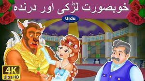 Beauty and The beast  in Urdu - 4K UHD - Urdu Fairy Tales