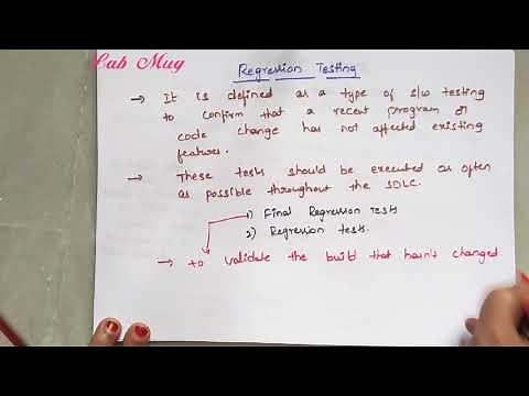 Regression testing in software engineering || software engineering in telugu
