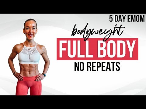 🔥 30 Min EMOM Full Body Workout at Home | No Equipment | No Repeats