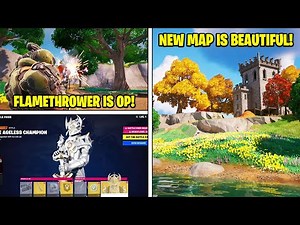 Welcome to FORTNITE CHAPTER 4 (Flamethrower, Map Reveal, Battle Pass!)