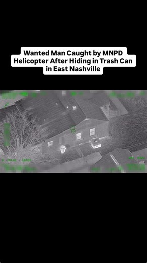 Kevin D. Haynes, 26, wanted on a statutory grape indictment, took off running into an East Nashville neighborhood Sun night after officers spotted him in a parking lot. Haynes quickly learned that a trash can is not a good place to hide when there’s an MNPD helicopter with a thermal camera above. | 615nav