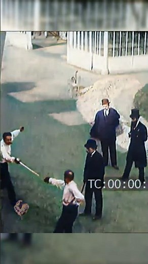 Rare Epee Fight 1912 (Colored FULL HD)