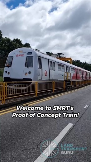 Land Transport Guru on Instagram: "First impressions of SMRT C151B Proof-of-concept of train. Featuring a special in-house livery, the train aims to improve reliability and commuter comfort by testing new monitoring systems to identify faults before they happen. See more photos at https://landtransportguru.net/smrt-proof-of-concept-train-to-start-service-in-june-2026/"