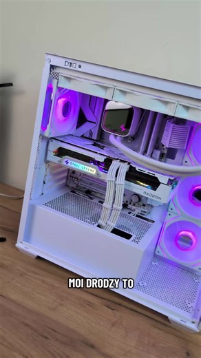 Komputer dla Pana Przemka: RX 9070XT w KRUX EXO WHITE