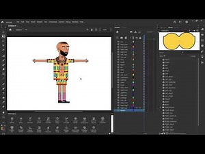 Adobe Animate Character Rig with EDAPT Kineflex