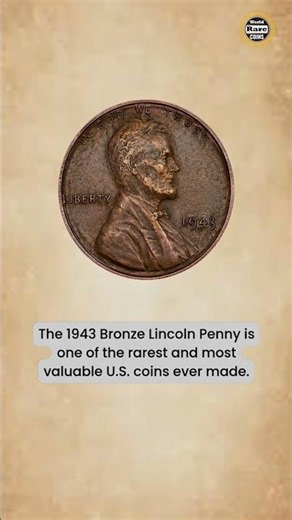 1943 Bronze Lincoln Penny | Rare Coin Worth a Fortune!