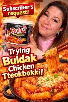 Subscriber request: Buldak Chicken Tteokbokki! #subscribe #seo #fyp #buldak #viral #mukbang #shorts
