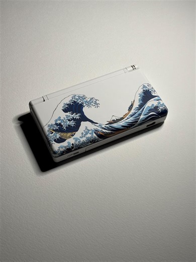 Refurbished Nintendo DS Lite: Custom “the Great Wave” Console   Charger - Etsy UK