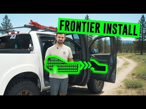 Nissan Frontier Rear Door Molle Panel by Z1 Off-Road - Install