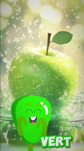 🌳🍏 Le Vert en Chanson : Apprendre les Couleurs en Musique pour les Enfants ! #Chanson #Couleur #Vert