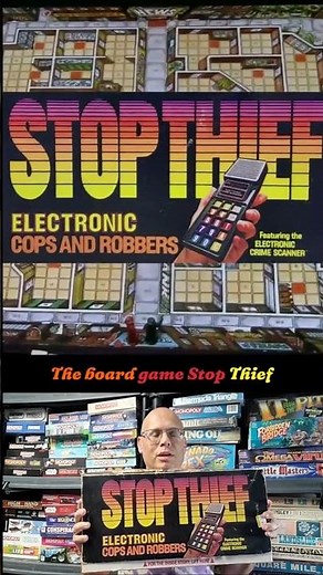 Stop Thief Board Game Review #vintagegames #boardgames #retrogameroom #retrogaming #boardgame