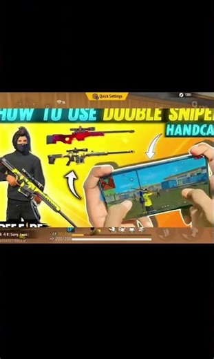 how to use awm in free fire without reloading🥶?