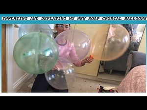 ASMR Inflating and Deflating My NEW Balloons 🎈