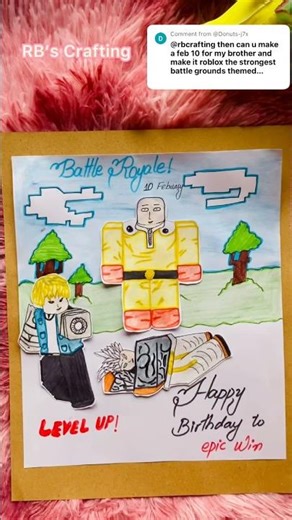 Comment your Birthday Date for this type of video❤️ Roblox theme Birthday Card Idea #shorts #roblox