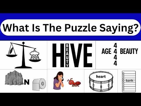99% Can’t Solve These Rebus Puzzles 🧩 | Guess the Phrase Challenge #8