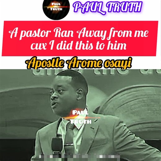 126K views · 6.7K reactions | A pastor Ran Away from me bcx I did this to him #rcnglobal #ApostleAromeOsayi #prayerworks #prayer #prayers #power Paul Truth | Paul Truth | Facebook