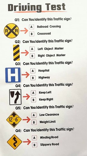 Driving Test Quiz Challenge- Can you get 5/5? 🚦#roadsigns #driverslicense #drivinglessons #drivingtest #roadsafety #quiz #quiztime | WHAT WOULD You Rather