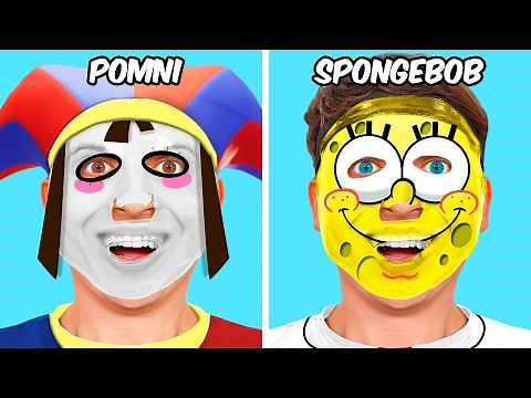 I Made A Cartoon Face Mask