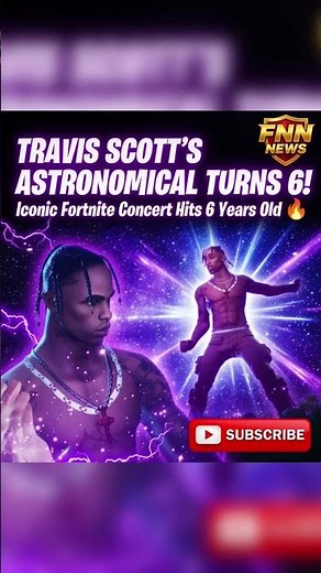 Travis Scott’s Astronomical Fortnite Concert Turns 6! Iconic Virtual Show Hits Milestone 🔥