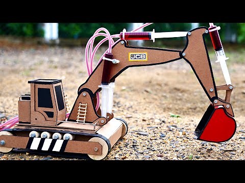 The Ultimate Project: Making a JCB Excavator from MDF & Cardboard
