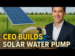 From CEO to farmer: I built a solar-powered water pump for my garden