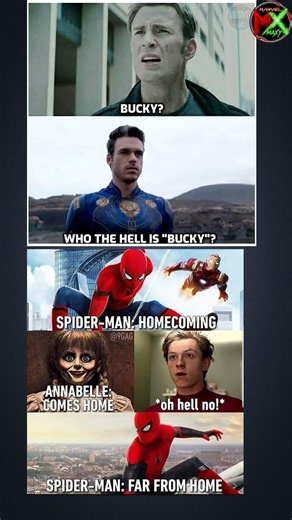 Cap's Best Friend?! 😂 | Ikaris has NO idea who Bucky is 😂 #spiderman