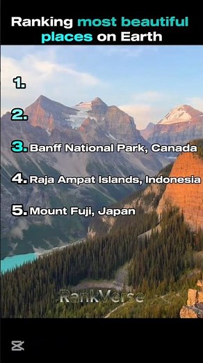 TOP 5 Most Beautiful Places on Earth You Won't Believe Exist! 🌍✨ | RankVerse