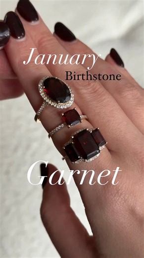 222 reactions · 29 shares | Celebrate January-born souls with the vibrant energy of garnet! This gem, steeped in history, mirrors your passion, love, and zest for life. From ancient warriors to modern trailblazers, garnet is your birthstone story. https://bit.ly/3NmjnBR | Effy Jewelry | Facebook