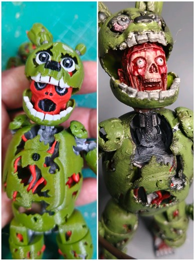 Custom Springtrap Figure for Five Nights At Freddy's