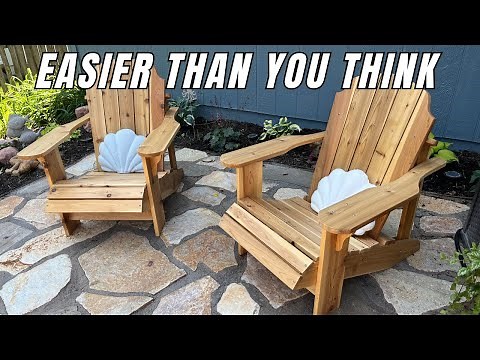 Adirondack chair build - DIY and beginner friendly (one weekend project!)