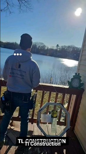 Replace the octagon window by TL Construction. #hometransformation #diy #construction