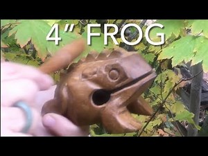 Wooden Frog Percussion Instrument | Musical Guiro | Handmade in Thailand