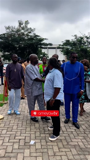 Ghanaian movie legend, Augustine Abbey, popularly known as Idikoko arrives at the National Film Dialogue by the @nationalfilmauthority, at the Cedi Conference Centre, University of Ghana, Legon. #ameyawtv | Ameyaw TV