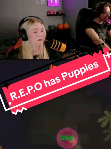 REPO has puppies now! #repo #gameclips #couplegamer #funnystreamclips #streamer